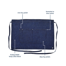 Load image into Gallery viewer, Denim Bistro Apron