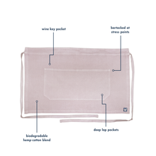 Load image into Gallery viewer, Dusty Pink Bistro Apron