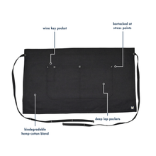 Load image into Gallery viewer, Faded Black Bistro Apron