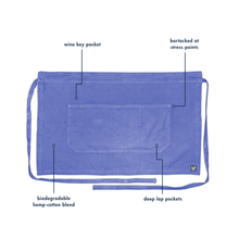 Load image into Gallery viewer, French Indigo Bistro Apron