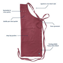 Load image into Gallery viewer, Brick Full Cross-Back Apron