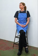 Load image into Gallery viewer, Royal Composition Notebook Print Full Cross-Back Apron