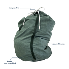 Load image into Gallery viewer, Hemp Laundry Duffle