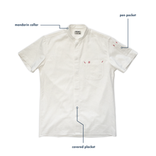 Load image into Gallery viewer, Le Metier, Short-Sleeve Work Shirt - Natural