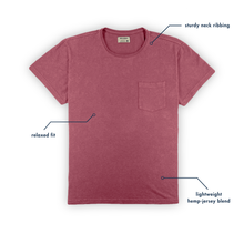 Load image into Gallery viewer, Brick - The Hemp Pocket Tee