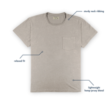 Load image into Gallery viewer, Clay - The Hemp Pocket Tee