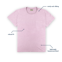 Load image into Gallery viewer, Dusty Pink - The Hemp Pocket Tee