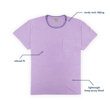 Load image into Gallery viewer, Lavender - The Hemp Pocket Tee