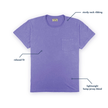 Load image into Gallery viewer, Periwinkle - The Hemp Pocket Tee