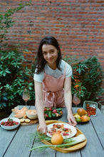 Load image into Gallery viewer, TROUT Hand Me The Fork Cross-Back Apron