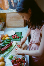 Load image into Gallery viewer, TROUT Hand Me The Fork Cross-Back Apron