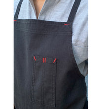 Load image into Gallery viewer, Black Full Cross-Back Apron