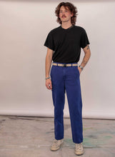 Load image into Gallery viewer, Hemp Unisex Work Pant - Hydrone Blue (Bleu de Travail)