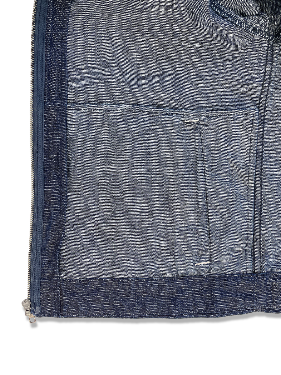 Confect cotton hemp denim jacket