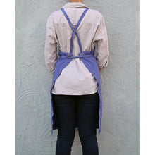 Load image into Gallery viewer, French Indigo Full Cross-Back Apron