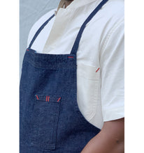 Load image into Gallery viewer, Denim Full Cross-Back Apron