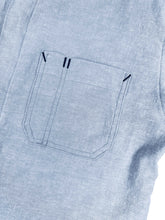 Load image into Gallery viewer, Le Metier, Short-Sleeve Work Shirt - Cloud Blue
