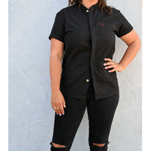 Load image into Gallery viewer, Le Metier, Short-Sleeve Work Shirt - Noir