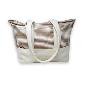 Carry-All Striped Tote