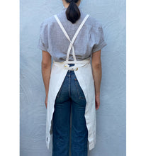 Load image into Gallery viewer, Natural Full Cross-Back Apron