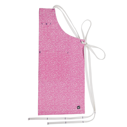 Fuschia Composition Notebook Print Full Cross-Back Apron