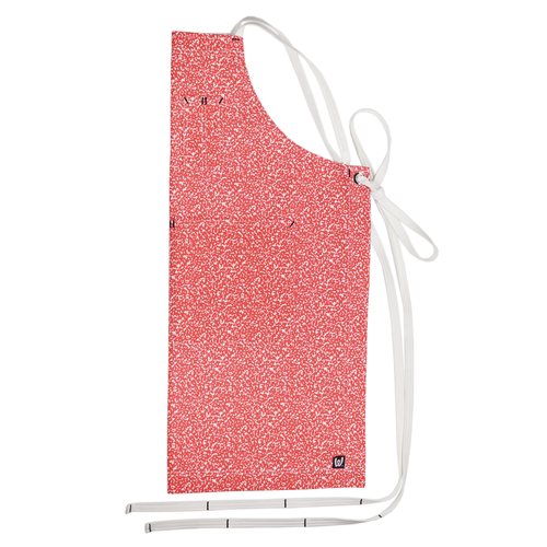 Red Composition Notebook Print Full Cross-Back Apron