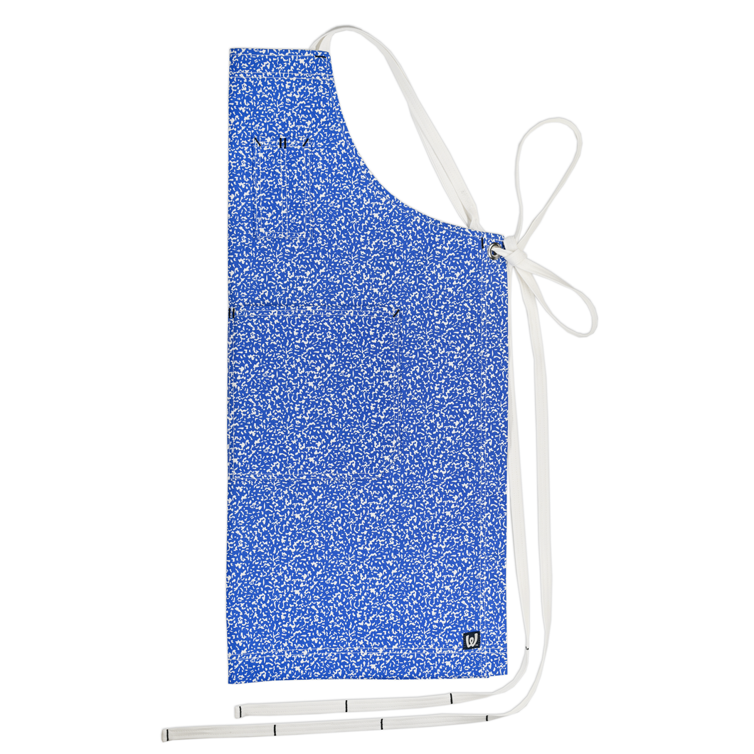 Royal Composition Notebook Print Full Cross-Back Apron