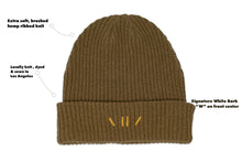 Load image into Gallery viewer, Caramel Hemp Ribbed Beanie