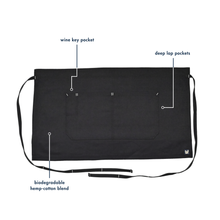 Load image into Gallery viewer, Faded Black Bistro Apron
