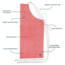 Load image into Gallery viewer, Red Composition Notebook Print Full Cross-Back Apron