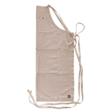 Load image into Gallery viewer, Taupe Full Cross-Back Apron