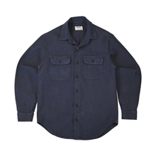 Load image into Gallery viewer, Le Contremaître, Long-Sleeve Work Shirt - Midnight