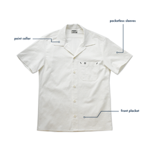 Load image into Gallery viewer, L&#39;Ouvrier, Short-Sleeve Work Shirt - Natural