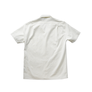 L'Ouvrier, Short-Sleeve Work Shirt - Natural