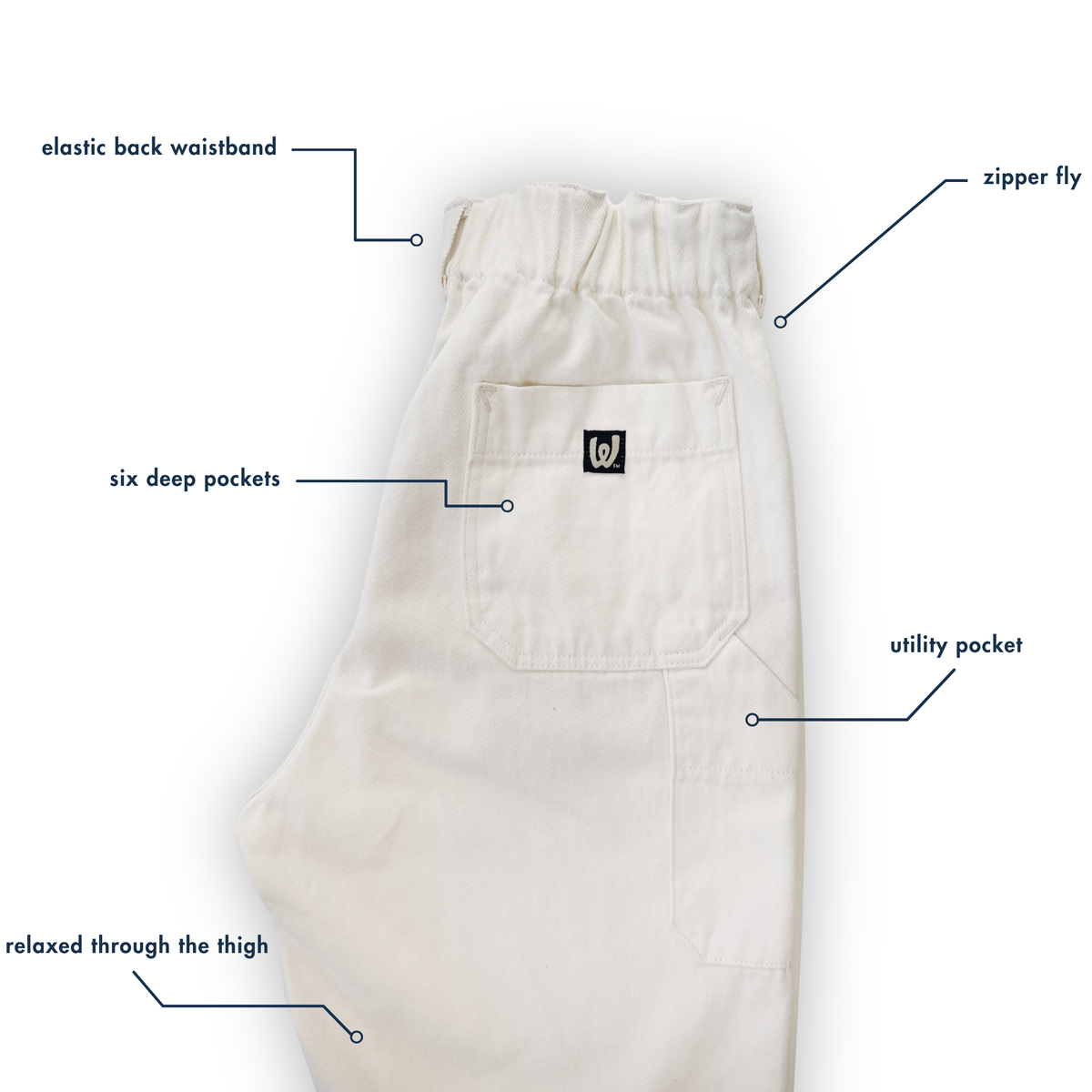 Hemp Unisex Work Pant - Natural – White Bark Workwear Hemp Unisex Work Pant - Natural – White Bark Workwear