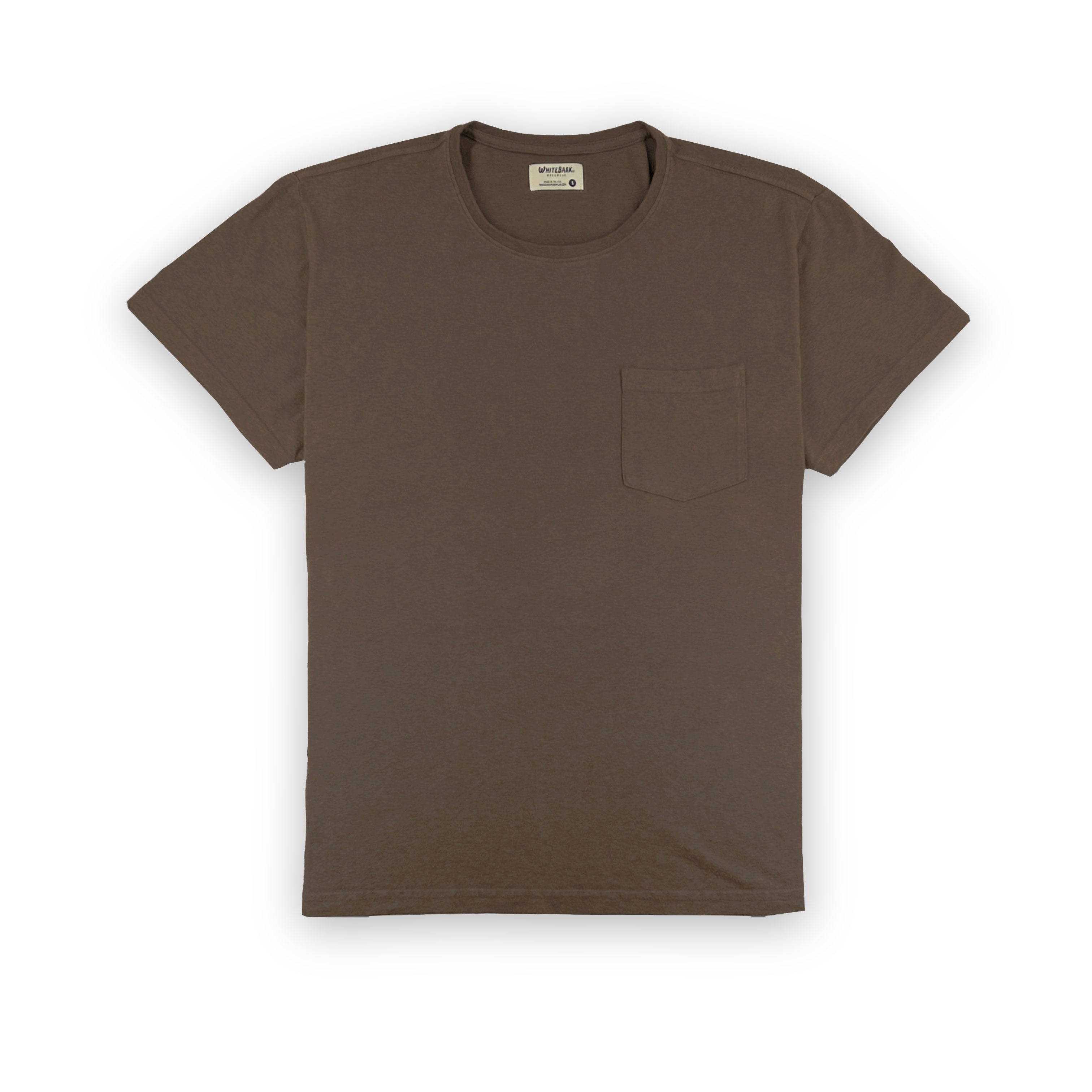 Dark Roast - The Hemp Pocket Tee – White Bark Workwear