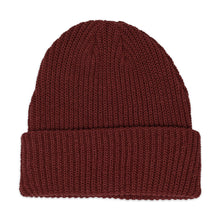 Load image into Gallery viewer, Crimson Hemp Ribbed Beanie