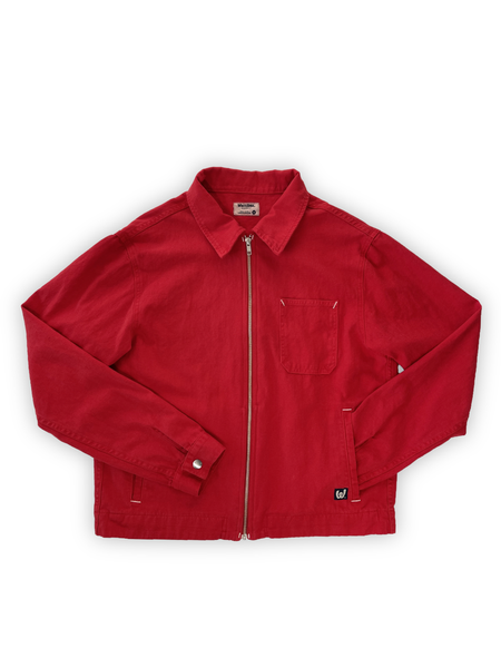 ジャケット・アウター WORK JACKET HEMP ORGANIC COTTON DRILL After-Work-Jacket-Crimson-
