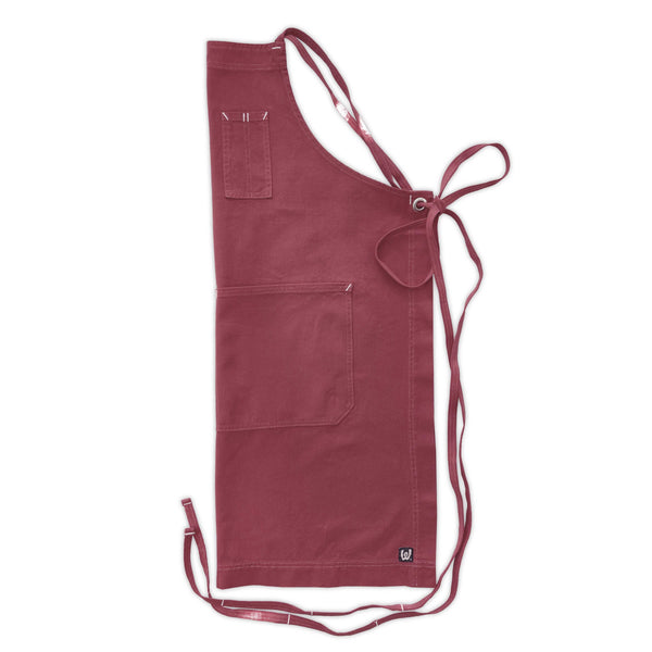 Brick Full Cross-Back Apron – White Bark Workwear