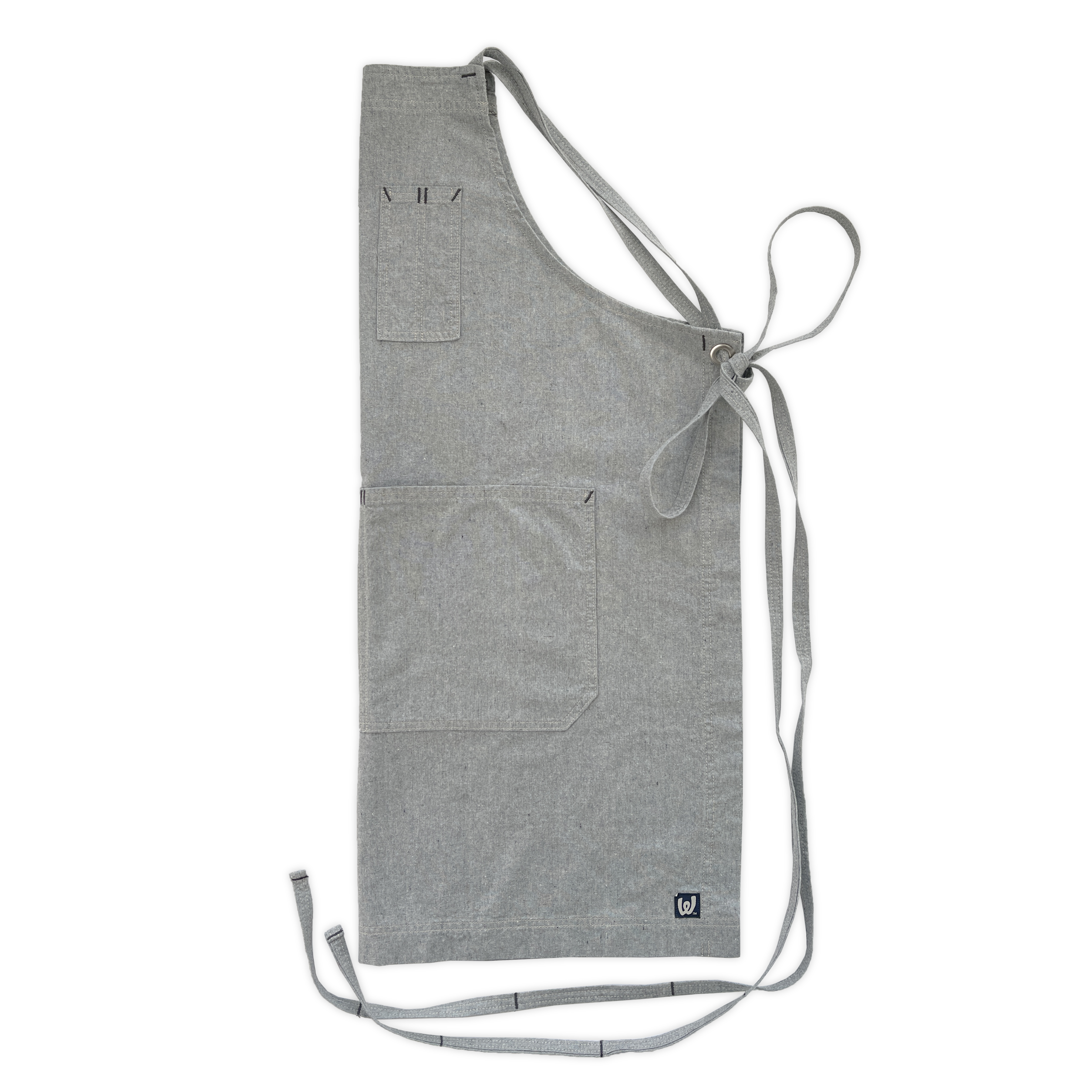 【CLANE】APRON TOPS/CHARCOAL GRAY1番 35