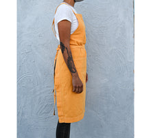 Load image into Gallery viewer, Marigold Full Cross-Back Apron