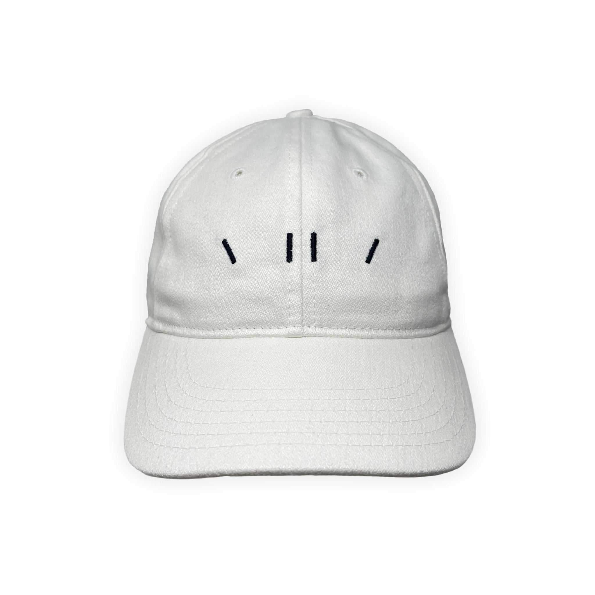 White - Work Hat w/ Bartacks – White Bark Workwear