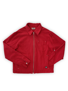 Hemp After-Work Jacket - Crimson Red
