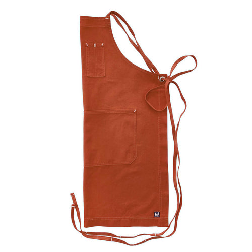 Terra Cotta Full Cross-Back Apron