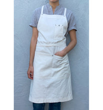 Load image into Gallery viewer, Natural Full Cross-Back Apron