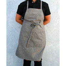 Load image into Gallery viewer, Carbon Gray Full Cross-Back Apron