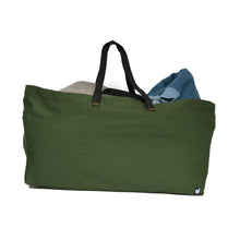 Load image into Gallery viewer, Dark Green Oversized Swedish Tote