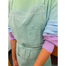 Load image into Gallery viewer, Sage Green Full Cross-Back Apron