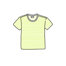 Load image into Gallery viewer, Chartreuse Stripe Tee