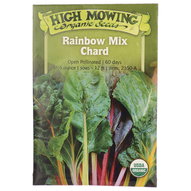 Rainbow Blend Chard - High Mowing Organic Seeds
